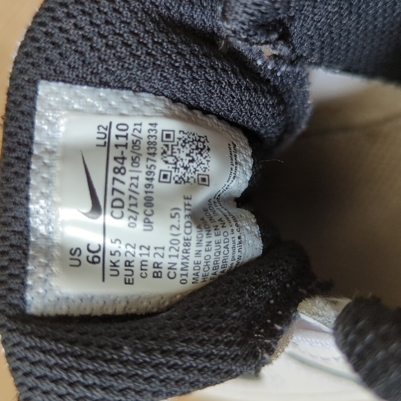 ***SOLD*** Toddler 6c Nike Court Borough Mid - Picture 7 of 7